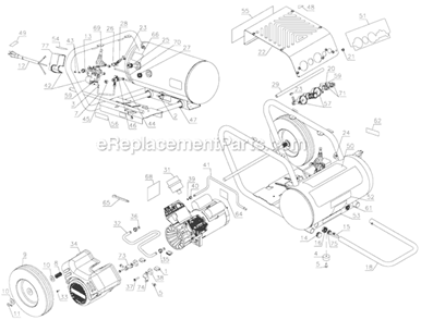 Part Location Diagram of N021655 DeWALT Tube-1/4 Od Alum