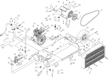Part Location Diagram of 5134387-00 DeWALT Decal