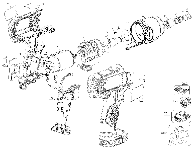 Part Location Diagram of DCB120 DeWALT 12 Volt Battery (Slide Mount)