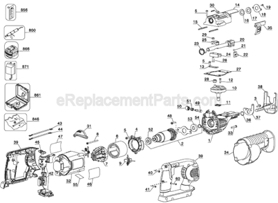 Part Location Diagram of 682211-00 DeWALT Torx Screw