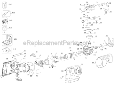 Part Location Diagram of 648208-28 DeWALT Clamshell Set
