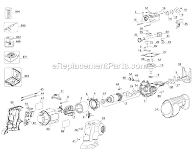 Part Location Diagram of DW9116-AR DeWALT Charger