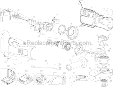 Part Location Diagram of 647578-00 DeWALT Kitbox