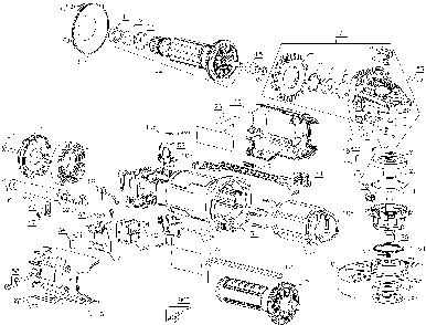 Page A Diagram and Parts List for DWE43131 Type 2 DeWALT Angle Grinder