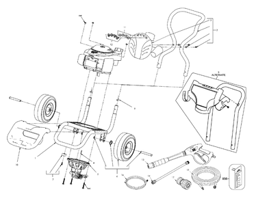 Part Location Diagram of 5140139-91 DeWALT Gun