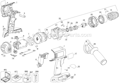 Part Location Diagram of 394542-00 DeWALT Ratchet,Fixed