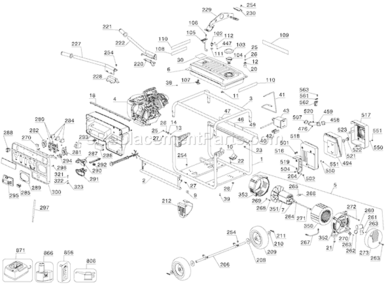 Part Location Diagram of 1000004021 DeWALT Gasket
