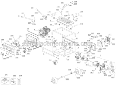 Part Location Diagram of 645025-00 DeWALT Bolt