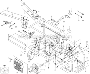 Part Location Diagram of 5140001-77 DeWALT Wire Harness