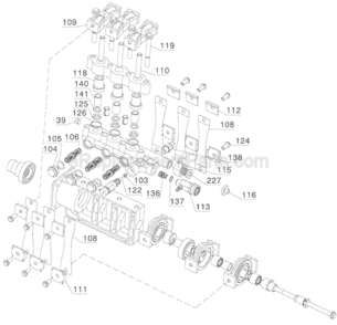 Page A Diagram and Parts List for DPD3100  DeWALT Pressure Washer