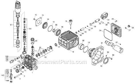 Part Location Diagram of 5140094-91 DeWALT Engine