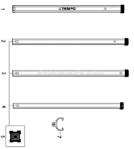 Part Location Diagram of 5140002-95 DeWALT Lockbutton Set
