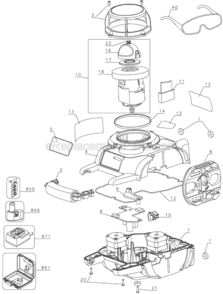 Part Location Diagram of 613406-00 DeWALT Wallet Card
