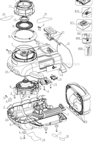 Part Location Diagram of 5140048-20 DeWALT Clamshell Set