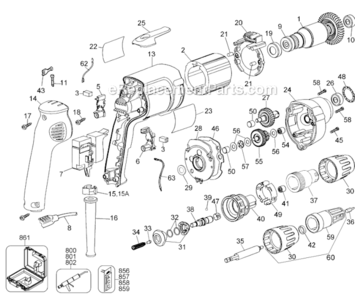 Part Location Diagram of 5140109-65 DeWALT SWITCH KIT