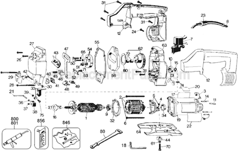 Part Location Diagram of 133833-14SV DeWALT Bag,Hardware