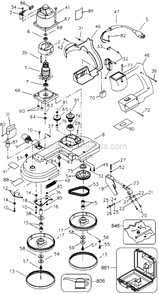 Part Location Diagram of 882012 DeWALT Adjust Label-Dewalt