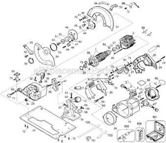 Part Location Diagram of 620229-00 DeWALT Nameplate