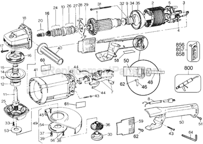 Part Location Diagram of 574853-09 DeWALT Bearing