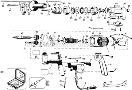 Part Location Diagram of 151798-00 DeWALT Nameplate