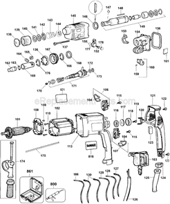 Part Location Diagram of 327094-01 DeWALT Cam