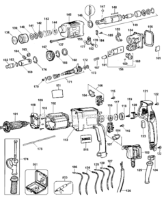 Part Location Diagram of 327094-01SV DeWALT Cam Assembly