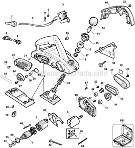 Part Location Diagram of 577706-00 DeWALT Clamp Assembly