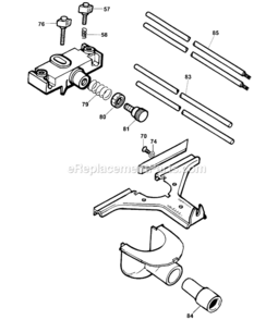 Page A Diagram and Parts List for DW6913 Type 1 DeWALT Router