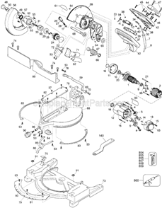 Part Location Diagram of 383470-00 DeWALT Gasket