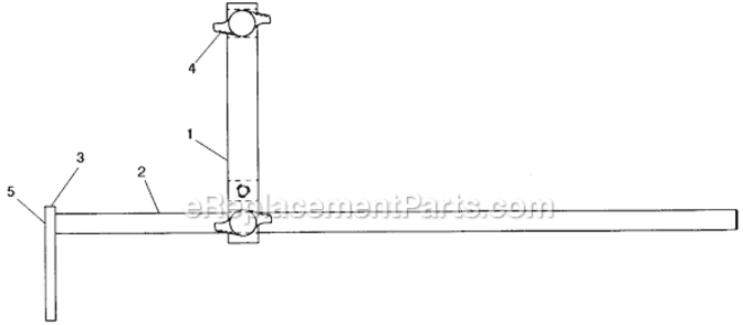 Page A Diagram and Parts List for DW7051 Type 1 DeWALT Miter Saw