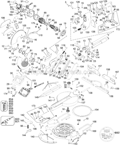Part Location Diagram of 153793-00 DeWALT Plate,Cover