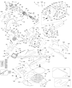 Part Location Diagram of 141987-05 DeWALT Bushing,Arbor