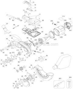 Part Location Diagram of N391680 DeWALT Retainer Plate