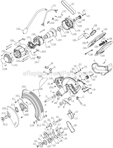 Page A Diagram and Parts List for DW718 Type 2 DeWALT Miter Saw