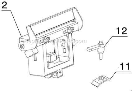 Page A Diagram and Parts List for DW7232 Type 1 DeWALT Tool Stand & Cart