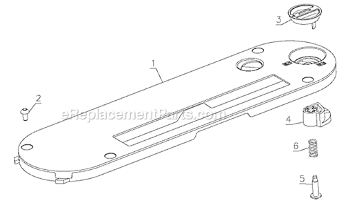 Part Location Diagram of A26205 DeWALT Screw
