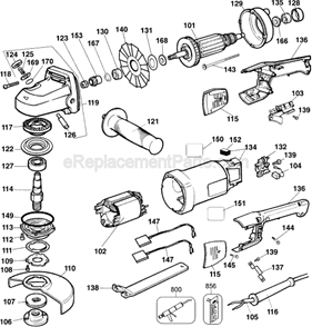 Part Location Diagram of 390018-00 DeWALT Spindle