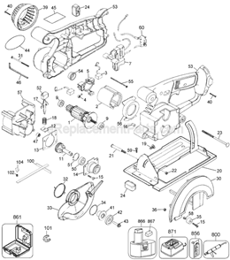 Part Location Diagram of 380968-10 DeWALT Clamshell Set