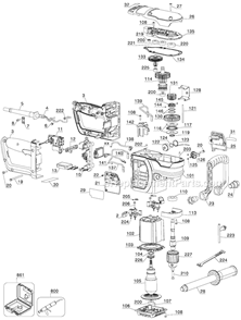 Part Location Diagram of 650249-00 DeWALT O-Ring