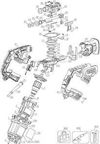 Part Location Diagram of N129171 DeWALT Oring