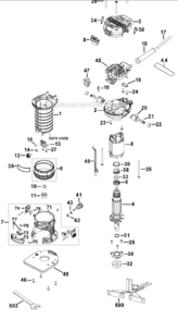 Part Location Diagram of N039270 DeWALT Warning Label Cord Wrap