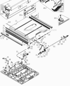 Page A Diagram and Parts List for DWE7499GD Type 1 DeWALT Table Saw