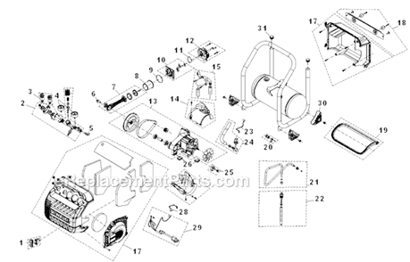 Part Location Diagram of 5140141-49 DeWALT O-ring