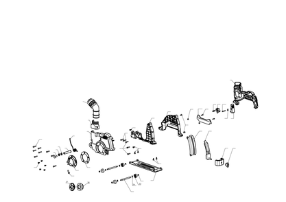 Exploded Diagram A Diagram and Parts List for DWE46127 Type 1 DeWALT Sander Grinder