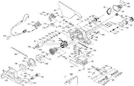 Page A Diagram and Parts List for DWP362 Type 2 DeWALT Sander Polisher