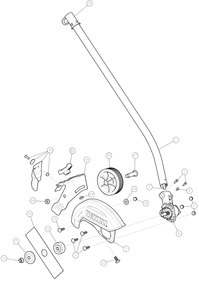 General Assembly Diagram and Parts List for DWOAS4ED 41AJS4ED938 DeWALT Lawn Tractor Accessories