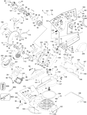 Part Location Diagram of 604765-00 DeWALT OUTER CLAMP