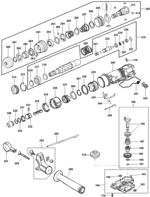 Page A Diagram and Parts List for DW570K-B2 1 DeWALT Hammer