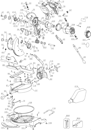Part Location Diagram of 616206-00 DeWALT LABEL, CAUTION
