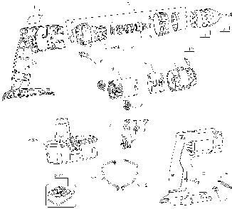 Part Location Diagram of DE9116 DeWALT Ni-cad - nimh - 1 hr